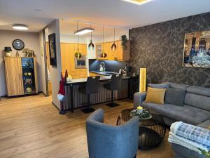 Køkken eller tekøkken på Suite Bellevue