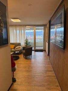 Et opholdsområde på Suite Bellevue