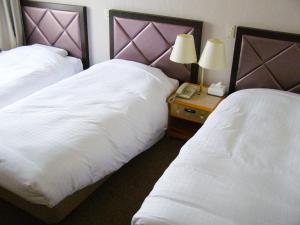 Postel nebo postele na pokoji v ubytování Hotel Terrace Yokohama