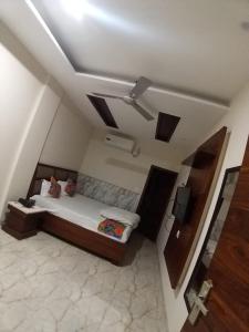 Postel nebo postele na pokoji v ubytování Hotel Moon Stone