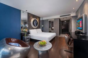 TV/trung tâm giải trí tại Orange Hotel Suzhou Xiangcheng Avenue Global Harbor