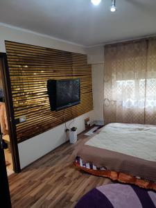 Postel nebo postele na pokoji v ubytování Garsoniera Delia