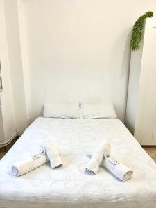 En eller flere senge i et værelse på Skyscraper 11