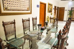 Et opholdsområde på Karachi Fort