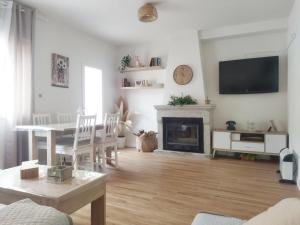 TV a/nebo společenská místnost v ubytování La Casita de Rosi