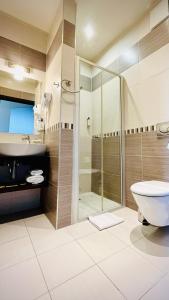 Koupelna v ubytování Hotel Starka