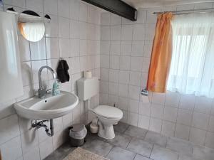 Ванная комната в Ferienappartement am Bauernhof