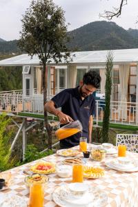 Mad i villaen eller i nærheden