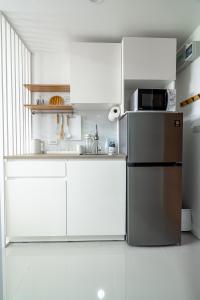 Køkken eller tekøkken på North Gate Apartments