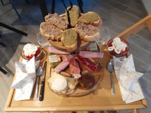 a plate of food on a table with desserts at escapade coeur provence in La Celle +6 photos