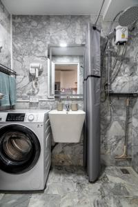 Et badeværelse på North Gate Apartments