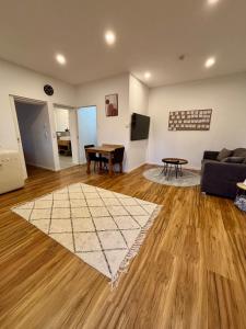 Χώρος καθιστικού στο LA-Hüttenfeld Erdgeschoss Apartment