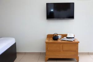 Et tv og/eller underholdning på Triopetra Green Dream