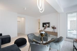 Posezení v ubytování Therme Voyage North Apartment 7