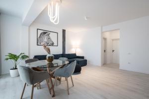 Posezení v ubytování Therme Voyage North Apartment 7