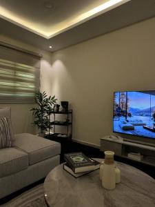 Et opholdsområde på شقة سكنية خاصة غرفتين نوم وصالة أنيقه