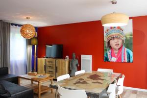 Χώρος καθιστικού στο Villa Corée - Domaine Le Sherwood