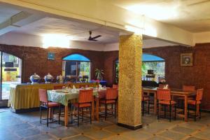 Restaurace v ubytování Krish Hotel Baga