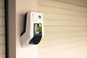 a remote control on the side of a door at Hotel Penz West in Innsbruck