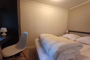 Postel nebo postele na pokoji v ubytování Le Chalet du Lâcher-Prise