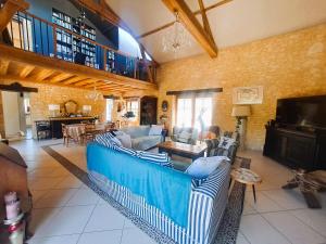 Гостиная зона в La Noyeraie