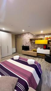 Ένα ή περισσότερα κρεβάτια σε δωμάτιο στο Belvedere Vallata Affitti Brevi