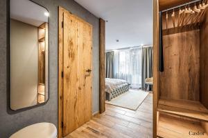 Postel nebo postele na pokoji v ubytování Chamois Apartments