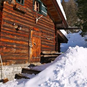 Το Karblickhütte τον χειμώνα