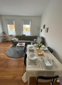 Χώρος καθιστικού στο Ferienwohnung ab sofort