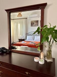 Postel nebo postele na pokoji v ubytování Short stay near the airport!