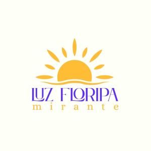 a logo of the sun with the text uk florida at Casa Mirante do Mar Floripa in Florianópolis