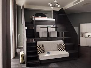 Una cocina o kitchenette en Numa Berlin Boxer