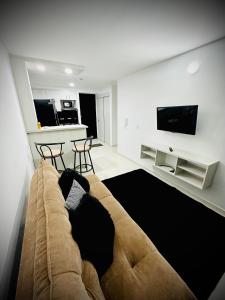 Et tv og/eller underholdning på Lindo apartaestudio Bdm luxury + 28 billeder