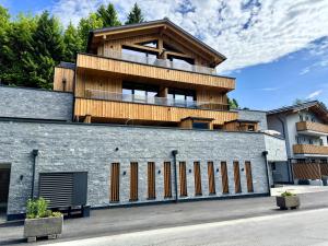 Budova, kde se aparthotel nachází