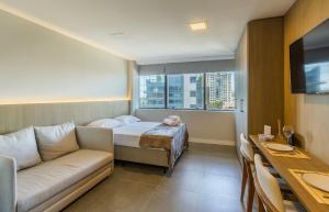 TV a/nebo společenská místnost v ubytování Bordaza - Carlos Gomes Square