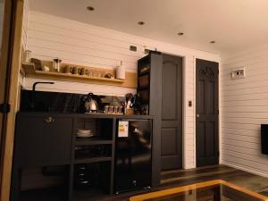 Η κουζίνα ή μικρή κουζίνα στο Refugio Maẅen