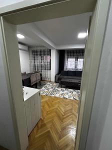 a view of a room with a living room at M comfort in Kumanovo +2 photos