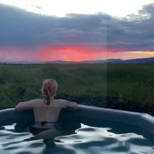 Amanecer o atardecer desde la casa de huéspedes o alrededores