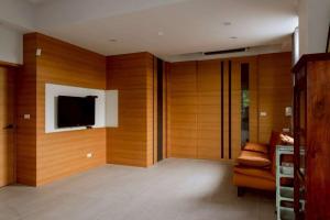 Μια τηλεόραση ή/και κέντρο ψυχαγωγίας στο A Shin Tainan Hostel