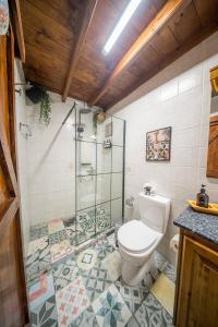 Koupelna v ubytování Maison Des Vignes Lofou