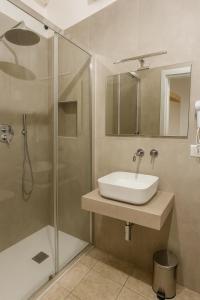 Koupelna v ubytování Filo Rosso