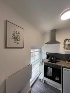 Kuchyň nebo kuchyňský kout v ubytování Bright & Modern Studio Central WV1 Appt 12