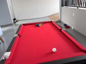 Bàn bi-da tại Espaço Teddy Cakes