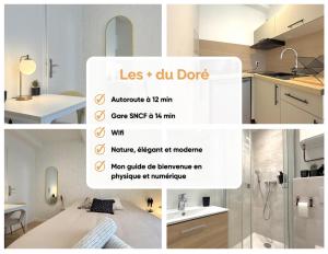 Una cocina o cocineta en Le Doré Central WiFi 4 fotos más