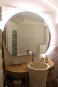 Koupelna v ubytování A L'Esquirot + 27 fotografií