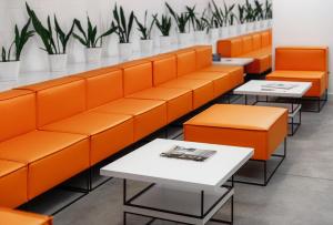 Posezení v ubytování Orange Hotel