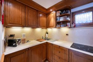 Η κουζίνα ή μικρή κουζίνα στο Apartment Praval