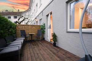 Un balcon sau o terasă la EasyStay Nesttun -Free Parking-Buss Nearby - +1 fotografie