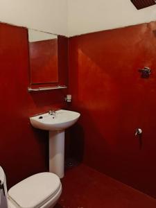 Et badeværelse på angel villa ahangama