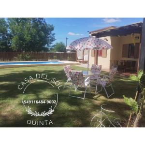 Zahrada ubytování Quinta casa del sol